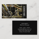 Rohr-Netz-Klempner-Auftragnehmer-Bau Visitenkarte (Vorne/Hinten)