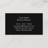 Rohr-Netz-Klempner-Auftragnehmer-Bau Visitenkarte (Rückseite)