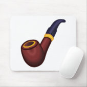 Rohr, rauchend, Tabak Mousepad (Mit Mouse)
