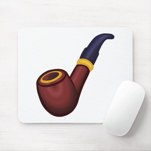 Rohr, rauchend, Tabak Mousepad (Mit Mouse)