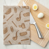 Rohre u. mehr Geschirrtuch (Viertel Falte)