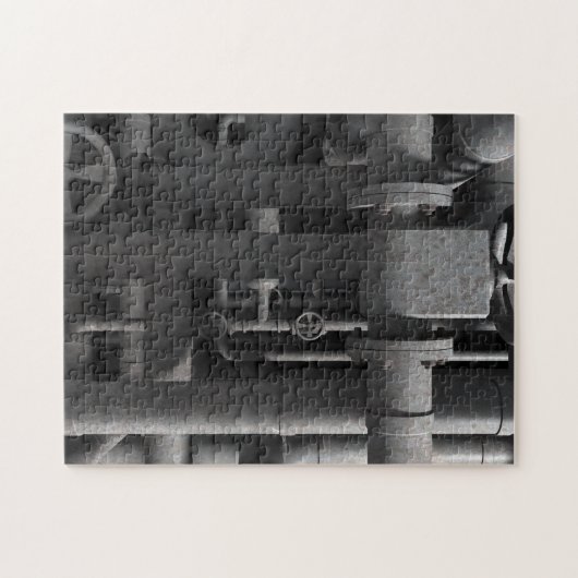 Rohre und Ventile Puzzle (Horizontal)