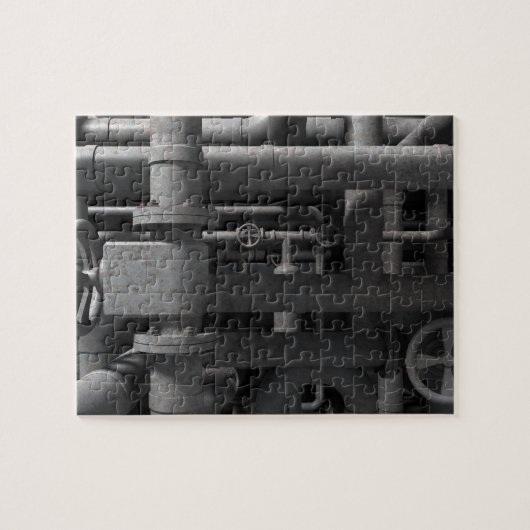 Rohre und Ventile Puzzle (Horizontal)