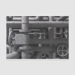 Rohre und Ventile Seidenpapier