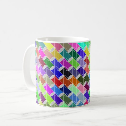Röhren 11oz Tasse (Vorderseite Links)
