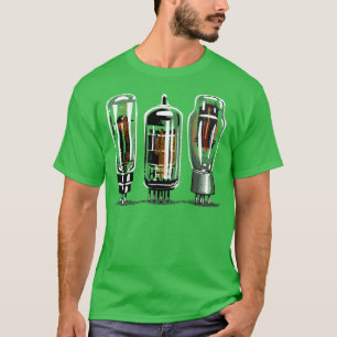 Röhren für Stereo-Verstärker im Vintage-Stil T-Shirt