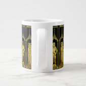 Röhrenritter, Dame und Kind im Mittelalter Jumbo-Tasse (Rückseite)