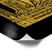 Röhrenritter, Dame und Kind im Mittelalter Poster (Ecke)