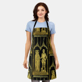 Röhrenritter, Dame und Kind im Mittelalter Schürze (Getragen)