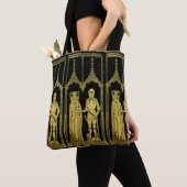 Röhrenritter, Dame und Kind im Mittelalter Tasche (Von Nahem)