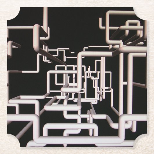 Rohrentwurf Untersetzer (Vorderseite)