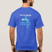 Rohrleitung für Rohrleitungen T - Shirt (Rückseite)