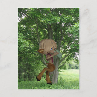 Rohrleitung Satyr Postkarte