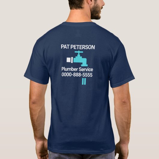 Rohrleitung T-Shirt (Rückseite)