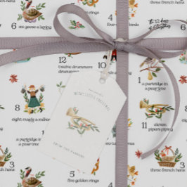 Rohrleitungen | 12 Weihnachtsfeiertag Geschenkanhänger