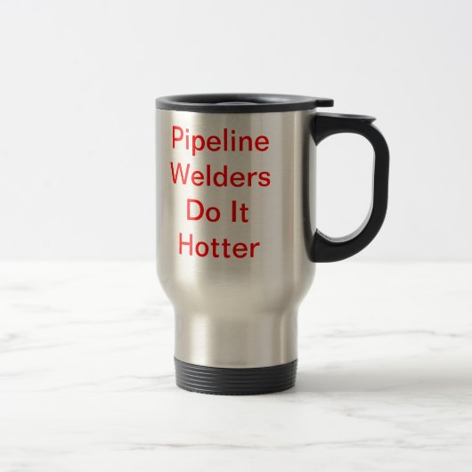 Rohrleitungs-Schweißer Reisebecher (Rechts)