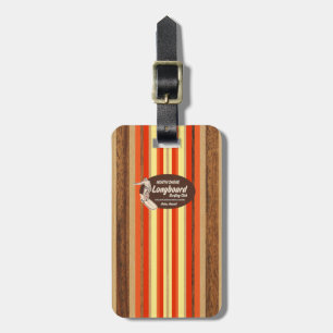 Rohrleitungs-Surfbrett-hawaiische gestreifte Gepäckanhänger