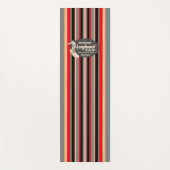 Rohrleitungs-Surfbrett-hawaiisches gestreiftes Yogamatte (Vorderseite)