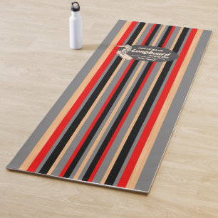 Rohrleitungs-Surfbrett-hawaiisches gestreiftes Yogamatte