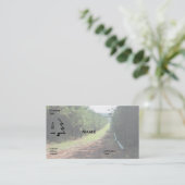 Rohrleitungs-Vorfahrt Visitenkarte (Stehend Vorderseite)