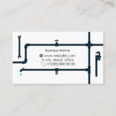 Rohrleitungsdienst und Reparatur der Visitenkarte (Vorderseite)