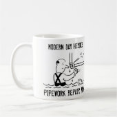 Rohrleitungsreparatur Kaffeetasse (Links)