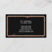 Rohrleitungstransport Berufliche Rohrleitung Gerah Visitenkarte (Rückseite)