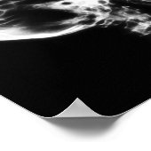 RÖHRLICHES HIRN - SCHWARZ UND WEISS POSTER (Ecke)