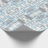 Rohrmanie Geschenkpapier (Ecke)