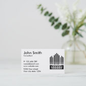 Rohrorgan Visitenkarte (Stehend Vorderseite)