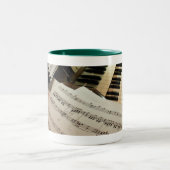 Rohrorganmusik-Tasse Zweifarbige Tasse (Mittel)