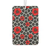 Rohroter Mohn in Goth-Garten Autolufterfrischer (Rückseite)