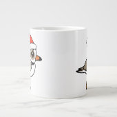 Rohrpfeifer Santa Jumbo-Tasse (Vorderseite)