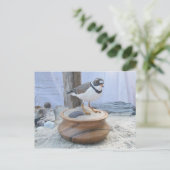 Rohrpflaster Holzschnitzerei Postkarte (Stehend Vorderseite)