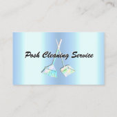 Rohrreinigungsdienst Metalleis Blaue Vorlage Visitenkarte (Rückseite)