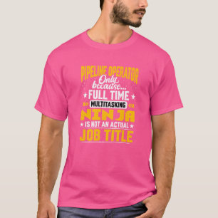 Rohrschweißer Jobtitel   Klempner Heizungsmonteur T-Shirt