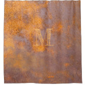 Rohstahl Duschvorhang (Vorderseite)