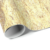 Rohstoff-Goldstein Geschenkpapier (Rolleneckpunkt)