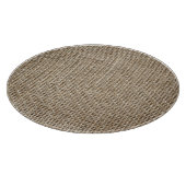 Rohstoffe: Naturtexturiertes Gewebe. Schneidebrett (Ecke)