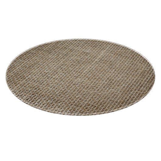 Rohstoffe: Naturtexturiertes Gewebe. Schneidebrett (Ecke)