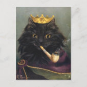 Roi Chat Postkarte (Vorderseite)