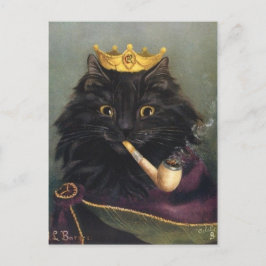 Roi Chat Postkarte