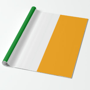 ROI Irish Tricolor Flag Geschenkpapier