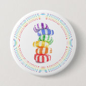 ROINBOW CANDY Round Button Button (Vorderseite)