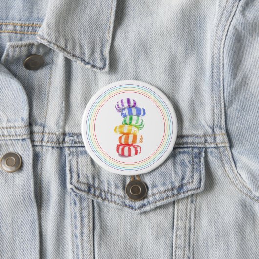 ROINBOW CANDY Round Button Button (Beispiel)