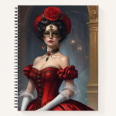 Roja Mascarada Notizblock (Vorderseite)