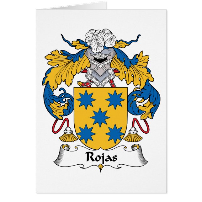 Rojas-Familienwappen (Vorne)