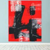 Rojo #101 leinwanddruck (Insitu (Holzboden))