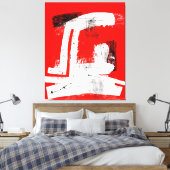 Rojo #102 leinwanddruck (Insitu (Schlafzimmer))