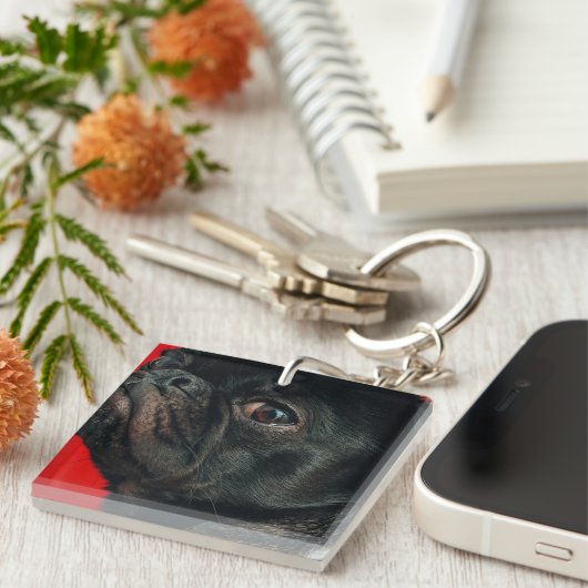 Rojo Schlüsselanhänger (Vorderseite rechts)